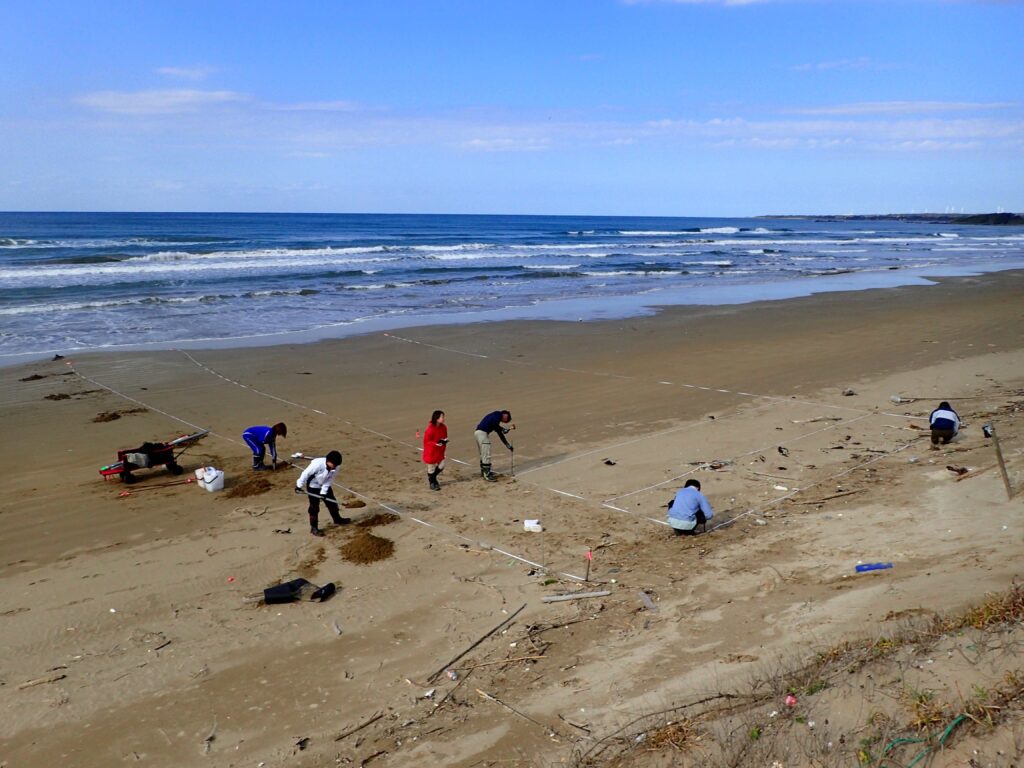生息地での調査活動